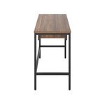 5 Star Varo Rect Desk D Walnut/Black