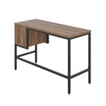5 Star Varo Rect Desk D Walnut/Black