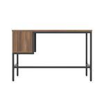 5 Star Varo Rect Desk D Walnut/Black
