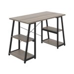 Strivo A/Frame Desk Grey Oak/Black