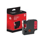 4500 Label Tape 12Mm Black/Red