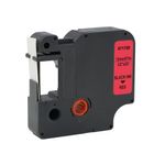 4500 Label Tape 12Mm Black/Red