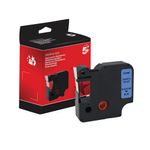 1000 Label Tape 9Mm Black Blue