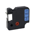 1000 Label Tape 9Mm Black Blue