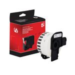 Dk22225 Ppr Label Blk On Wh