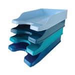 5 Star Letter Tray Cool Breeze Pk4