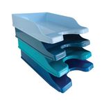 5 Star Letter Tray Cool Breeze Pk4