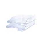 5 Star Stacking Letter Tray Crystal
