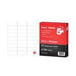 A4 Mini Sheet Lab 63.5X29.6Mm Pk2700