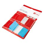 5 Star Index Flags 50 X2 Red/Blue