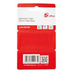 5 Star Index Flags 50 X2 Red/Blue