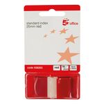 Index Flags 25X45Mm 50 Flags/Pad Red