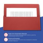Guildhall Pkt Wlt 14X10 Red Pk50