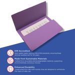 Guildhall Doc Wallets Fc Violet Pk50