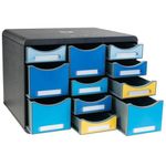 Exacompta Bee Blue Store Box Multi
