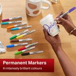 Sharpie Perm Marker Fine Ast Pk4