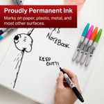 Sharpie Perm Marker Fine Ast Pk4