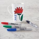 Sharpie Perm Marker Fine Ast Pk4