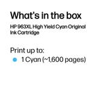 Hp 963Xl Ink Cartridge Hy Cyan