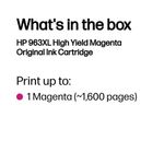 Hp 963Xl Ink Cartridge Hy Magenta