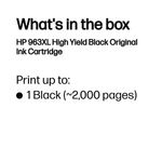 Hp 963Xl Ink Cartridge Hy Black