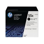 Hp Ce255Xd Dual Pklsr Tnr Blk