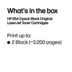 Hp 85 Lj Dual Cart Blk Ce285Ad