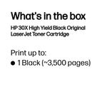 Hp 30X Hy Laser Toner Cart Black