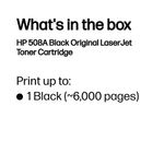 Hp 508A Laserjet Toner Black Cf360A