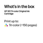Hp 301 Ink Cartridge Tri-Col Ch562Ee