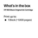 Hp 950 Officejet Ink Black Cn049Ae