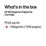 Hp 951 Officejet Ink Magenta Cn051Ae