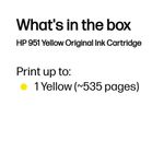 Hp 951 Officejet Ink Yellow Cn052Ae