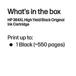 Hp 364Xl Inkjet Cartridge Black