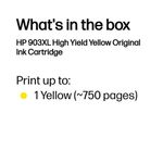 Hp 903Xl Ink Cart Hy Ylw T6M11Ae