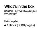 Hp 303Xl Hy Black Ink Cartridge