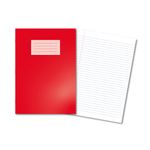 Oxford Exr Book 8Mm Lnd A4 Red Pk50