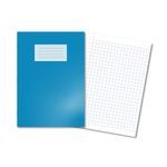 Oxford Exr Book 10Mm Sq L/Blue Pk50