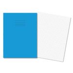 Exr Book 7Mm Sq 80Pg A4+ L/Blu Pk50