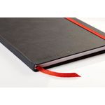 Black N Red Hard Cover Notebook A5