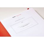 Black N Red Hard Cover Notebook A5