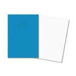Exr Book 10Mm Sq 80Pg A4 L/Blu Pk50