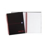 Black N Red Wire Hb Notebook A5 Pk5