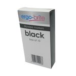 Drywipe Marker Rubber Grip Blk Pk10