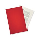 Guildhall Sq Cut Fldr Fc Red Pk100