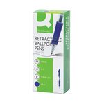 Q-Connect Retractable Ball Pen Blue