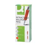 Q-Connect Retractable B/P Pen Red