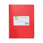 Q-Connect Display Book 20 Pocket Red