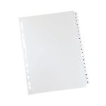 Q Connect Index A-Z 20Pt Reinf Wht