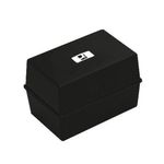 Q-Connect Card Idx Box 127X76 Blk